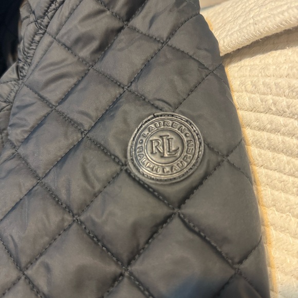 NWT Ralph Lauren Black Quilted Hooded Coat Jacket - Picture 6 of 10